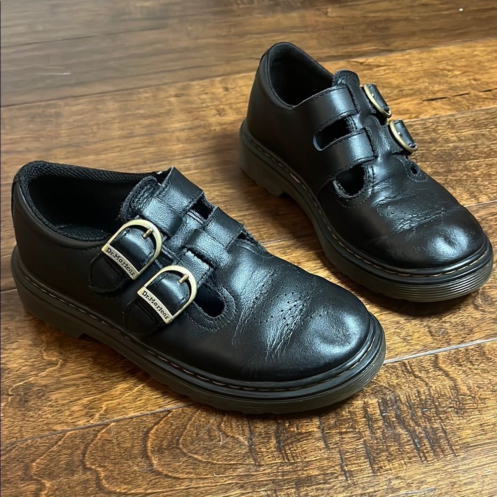 Dr. Martens 8065 T Bar Mary Jane - Kids', size 33 EU/2 US